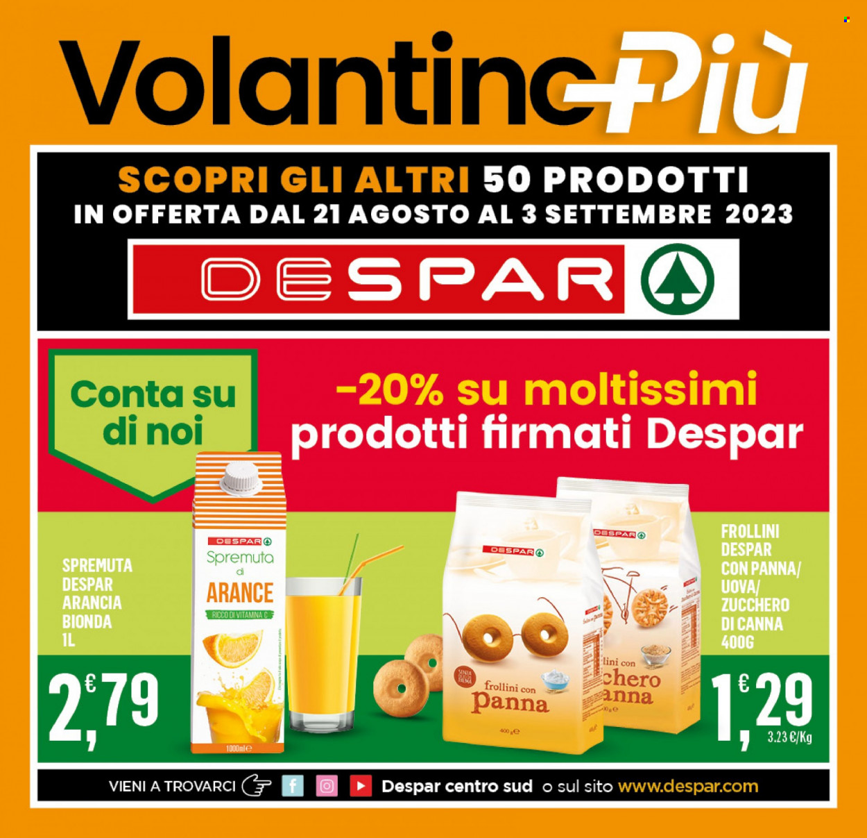 Volantino Despar - 21/8/2023 - 3/9/2023. Pagina 13