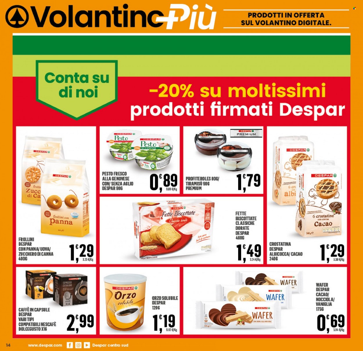 Volantino Despar - 21/8/2023 - 3/9/2023. Pagina 14