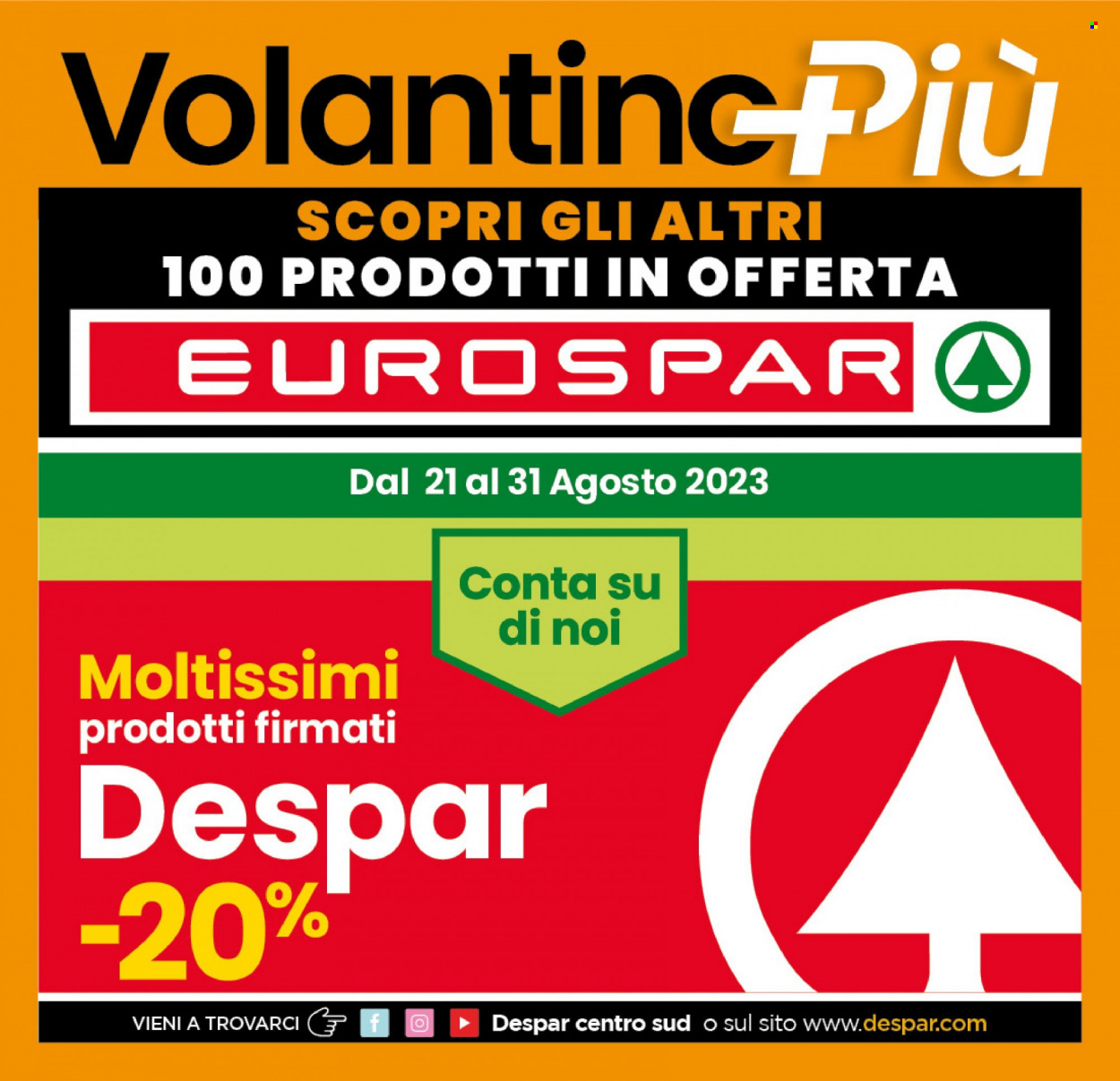 Volantino Eurospar - 21/8/2023 - 3/9/2023. Pagina 13
