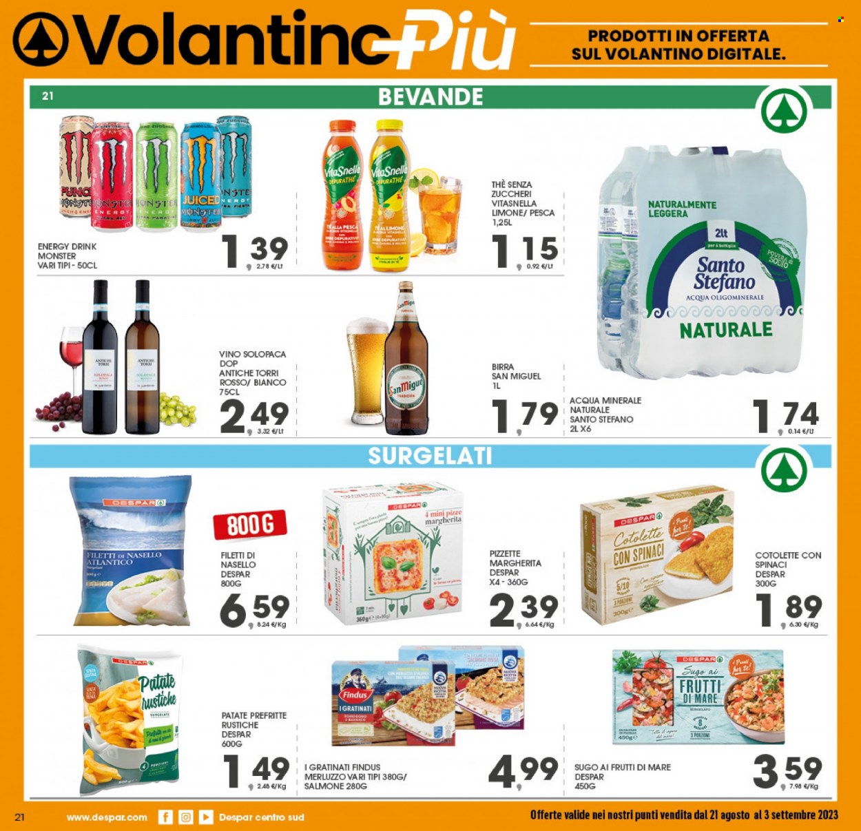 Volantino Eurospar - 21/8/2023 - 3/9/2023. Pagina 21