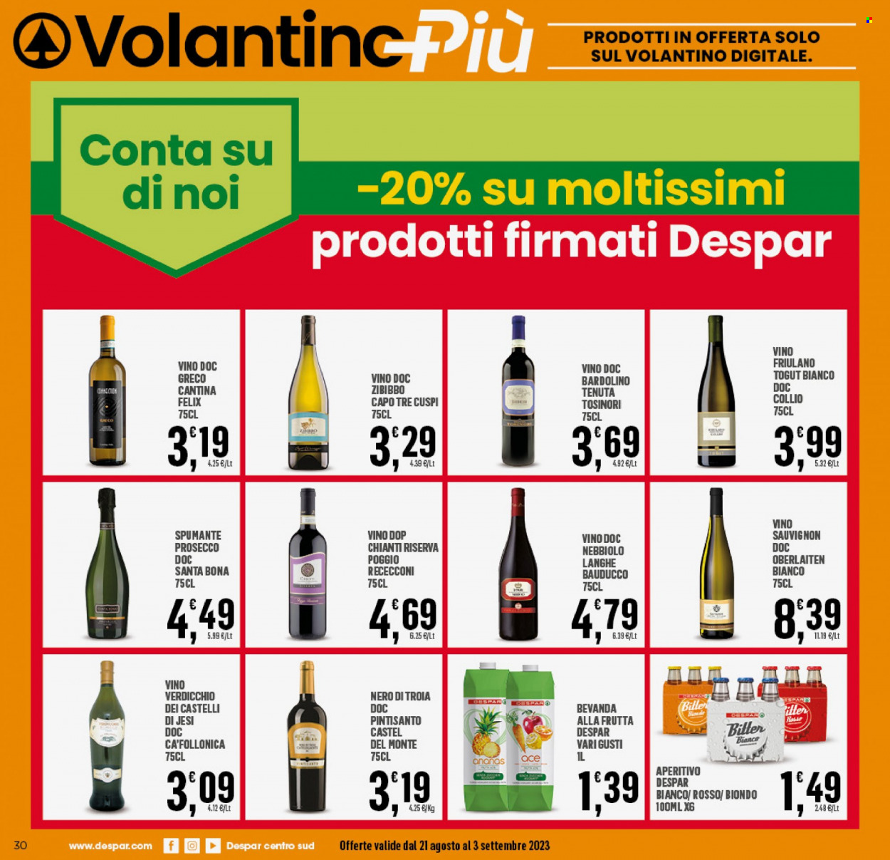 Volantino Interspar - 21/8/2023 - 3/9/2023. Pagina 30