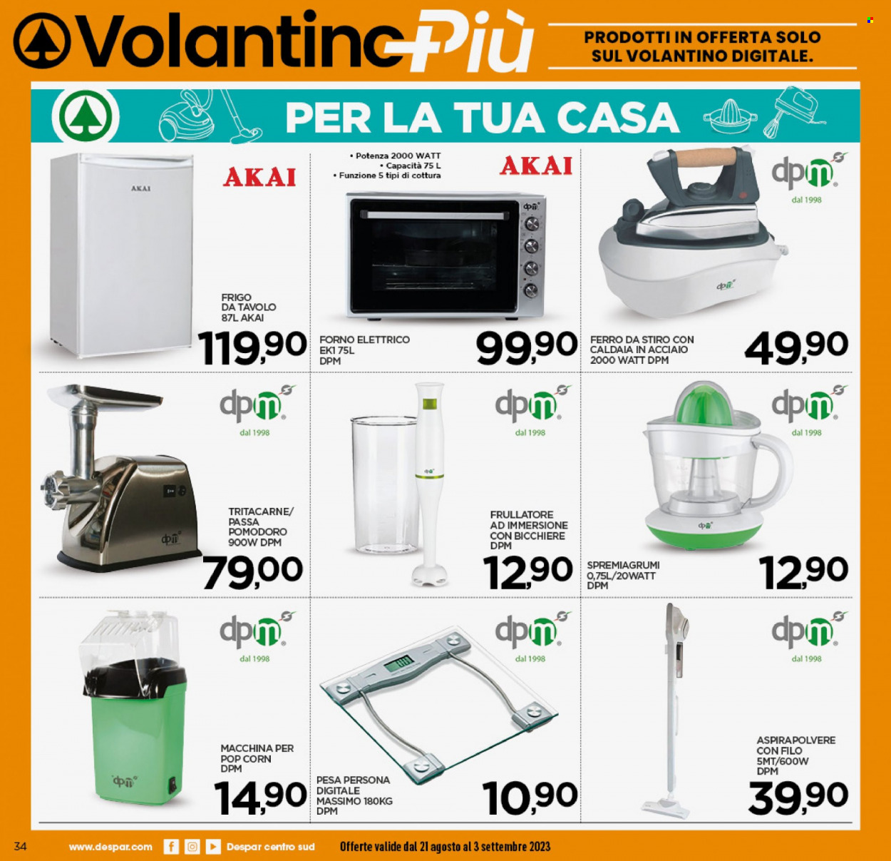 Volantino Interspar - 21/8/2023 - 3/9/2023. Pagina 34