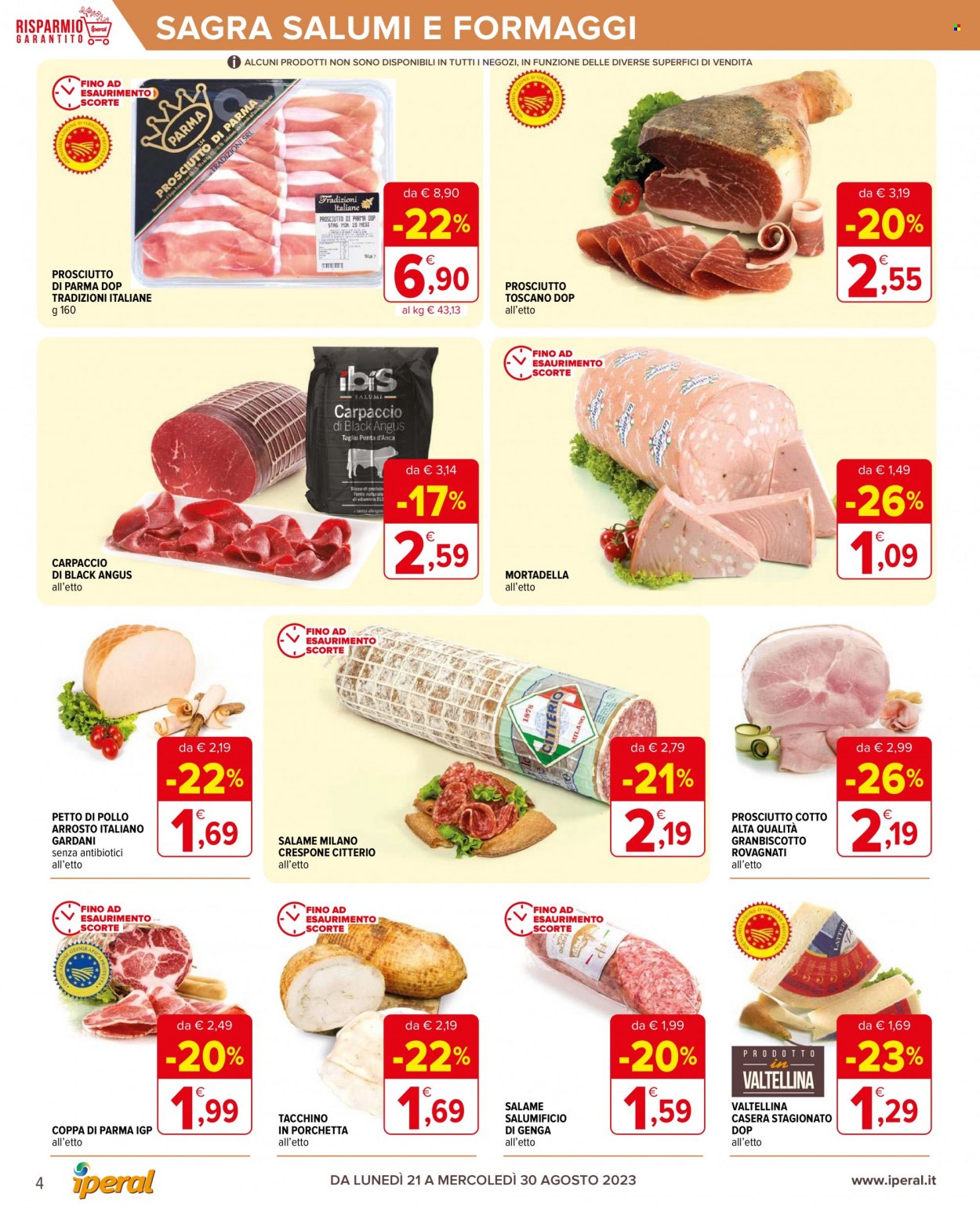 Volantino Iperal - 21/8/2023 - 30/8/2023. Pagina 4