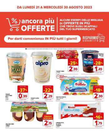 Volantino Iperal - 21/8/2023 - 30/8/2023.