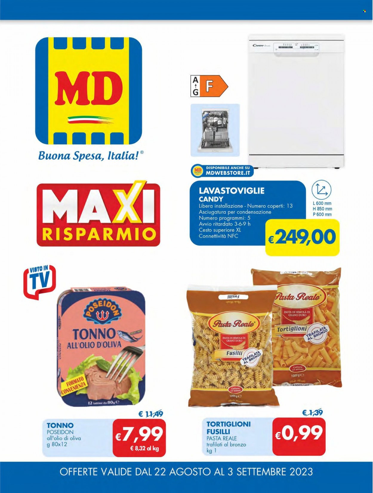 Leták MD Discount - 22.8.2023 - 3.9.2023. Strana 1