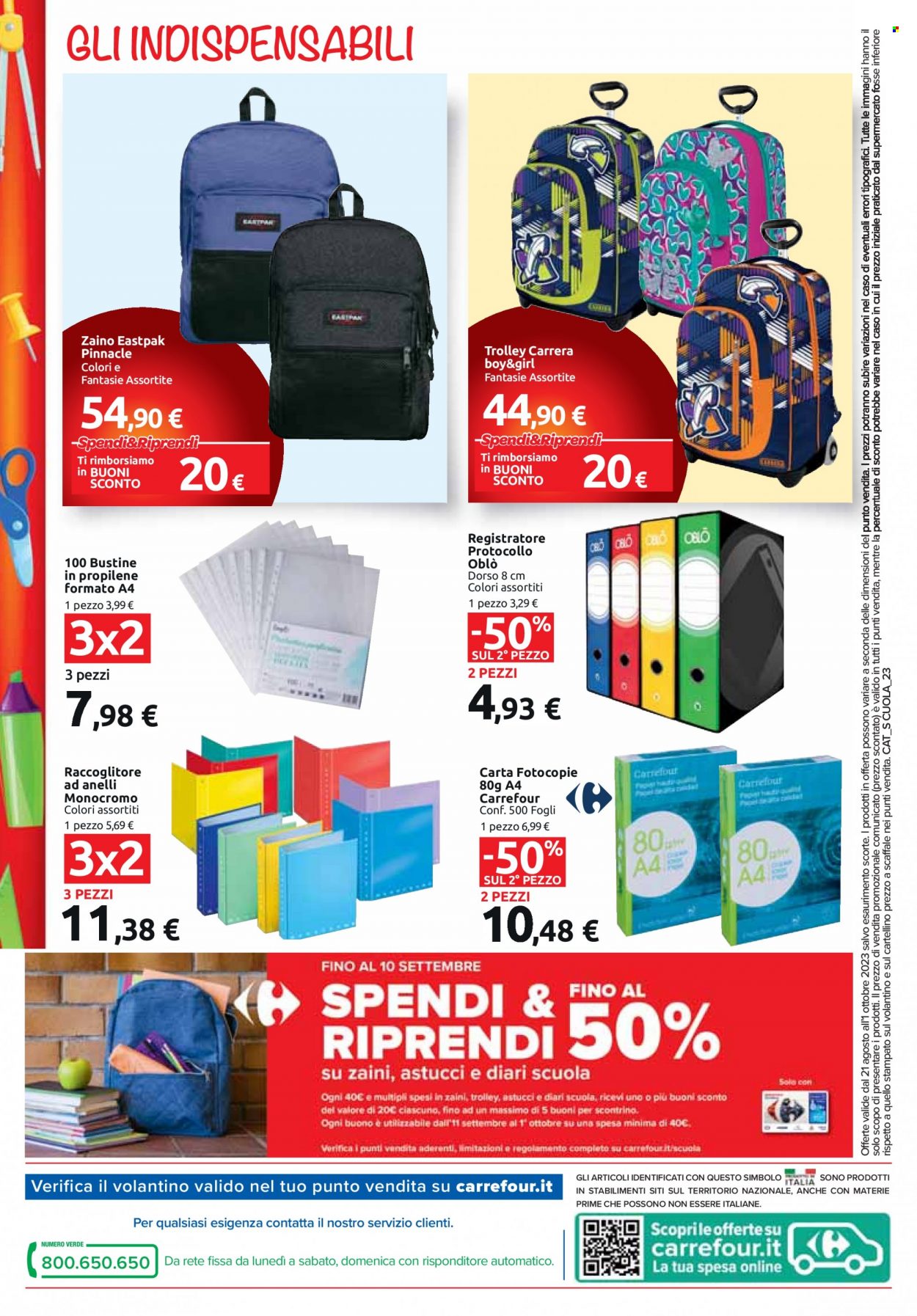 Volantino Carrefour - 21/8/2023 - 1/10/2023. Pagina 8