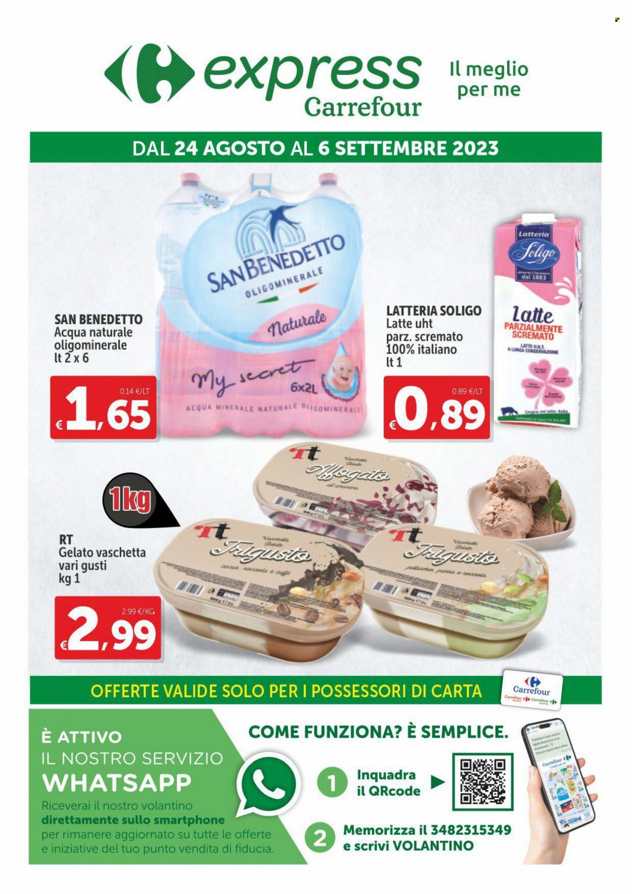 Leták Carrefour - 24.8.2023 - 6.9.2023. Strana 1