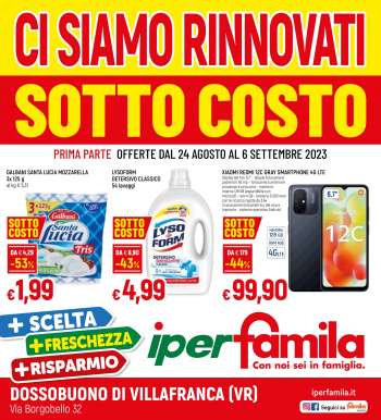 Volantino Famila - 24/8/2023 - 6/9/2023.