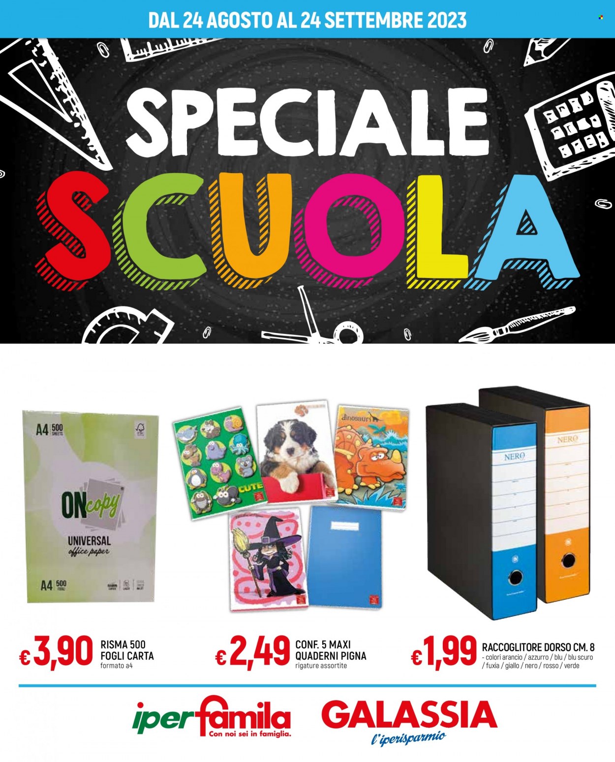 Volantino Famila - 24/8/2023 - 24/9/2023. Pagina 1