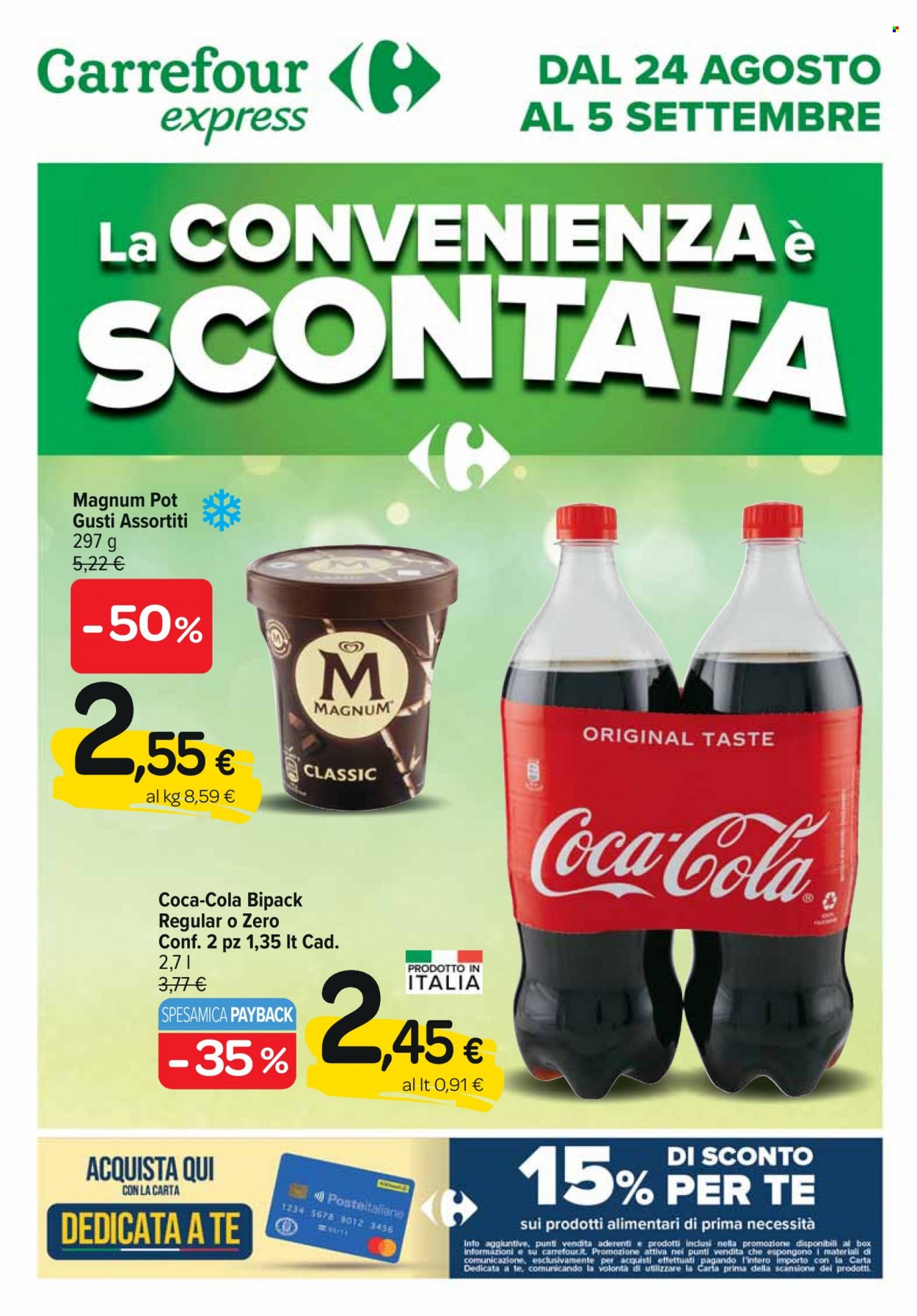 Leták Carrefour - 24.8.2023 - 5.9.2023. Strana 1