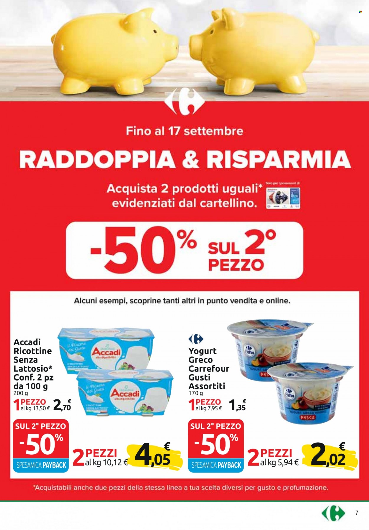 Volantino Carrefour - 24/8/2023 - 5/9/2023. Pagina 7