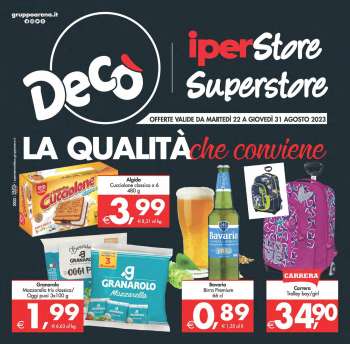 Volantino Deco - 22/8/2023 - 31/8/2023.