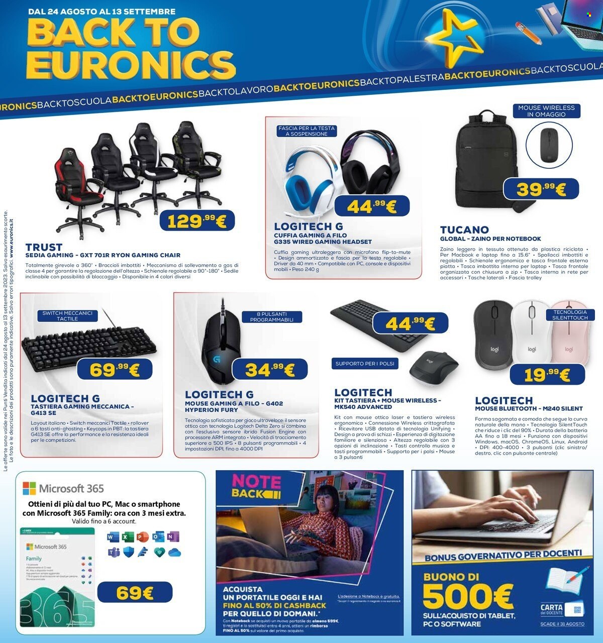 Volantino Euronics - 24/8/2023 - 13/9/2023. Pagina 6