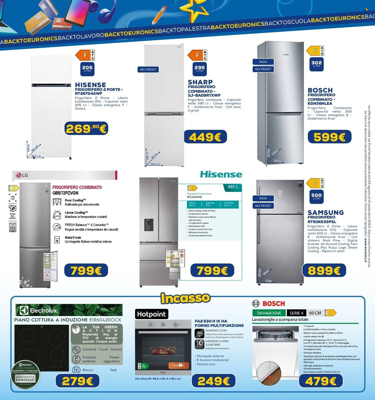 Volantino Euronics - 24/8/2023 - 13/9/2023. Pagina 17