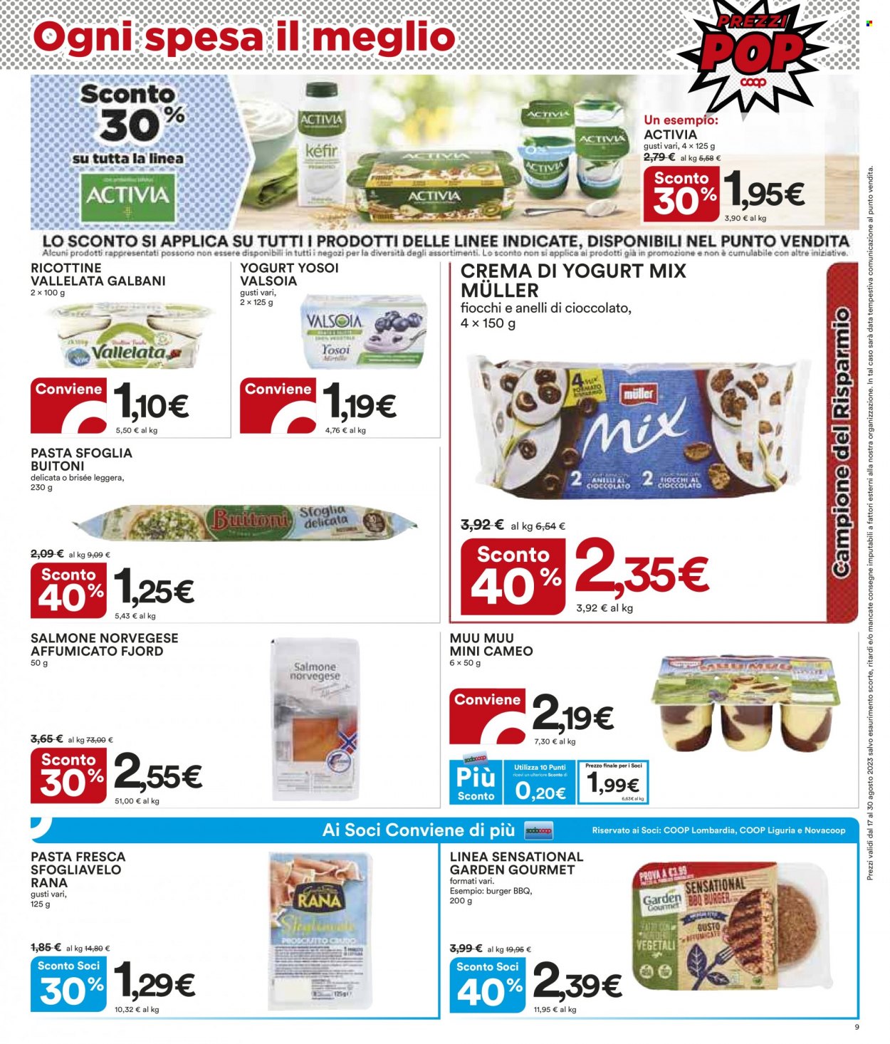 Volantino Coop - 17/8/2023 - 30/8/2023. Pagina 9