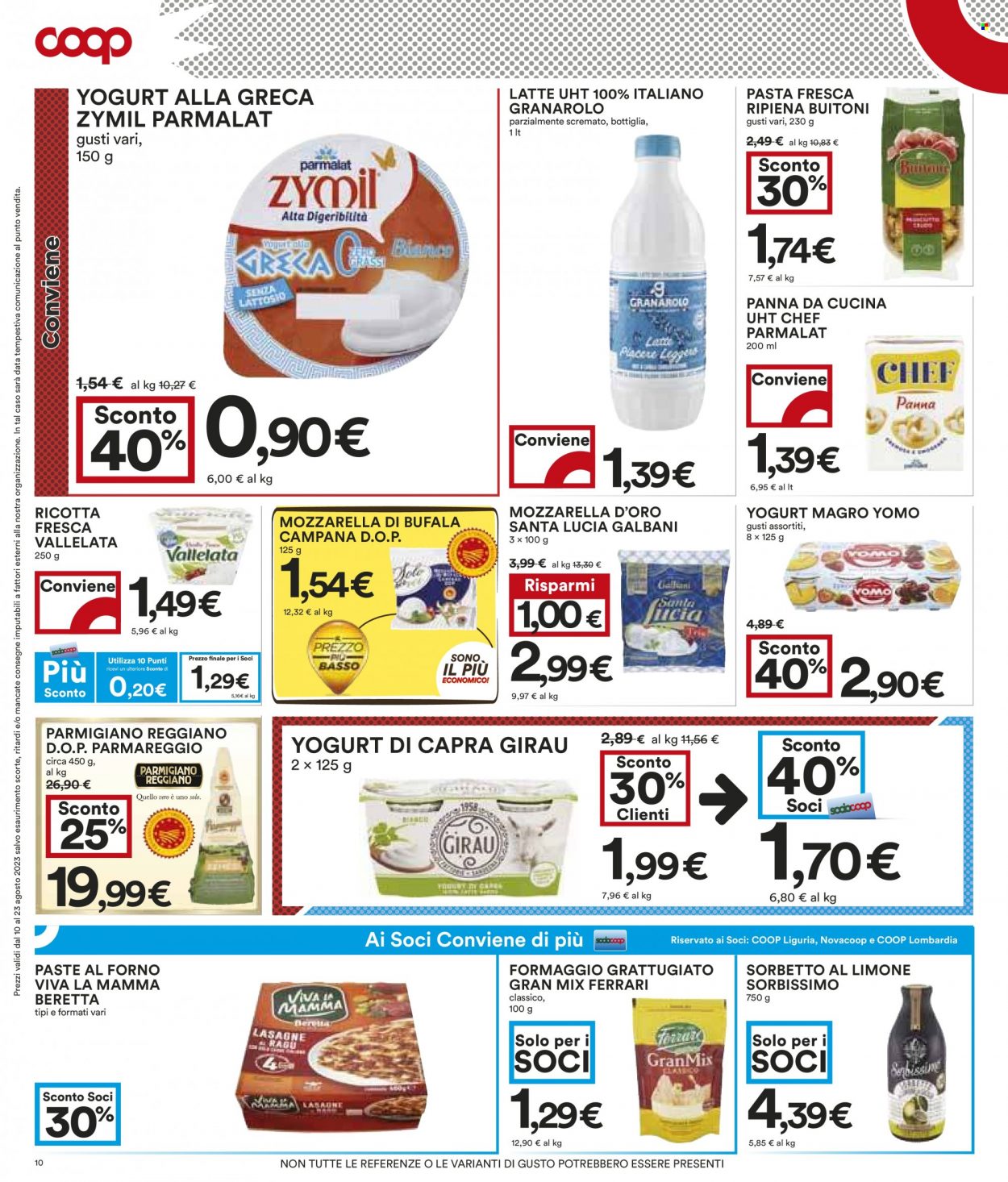 Leták Coop - 10.8.2023 - 23.8.2023. Strana 10