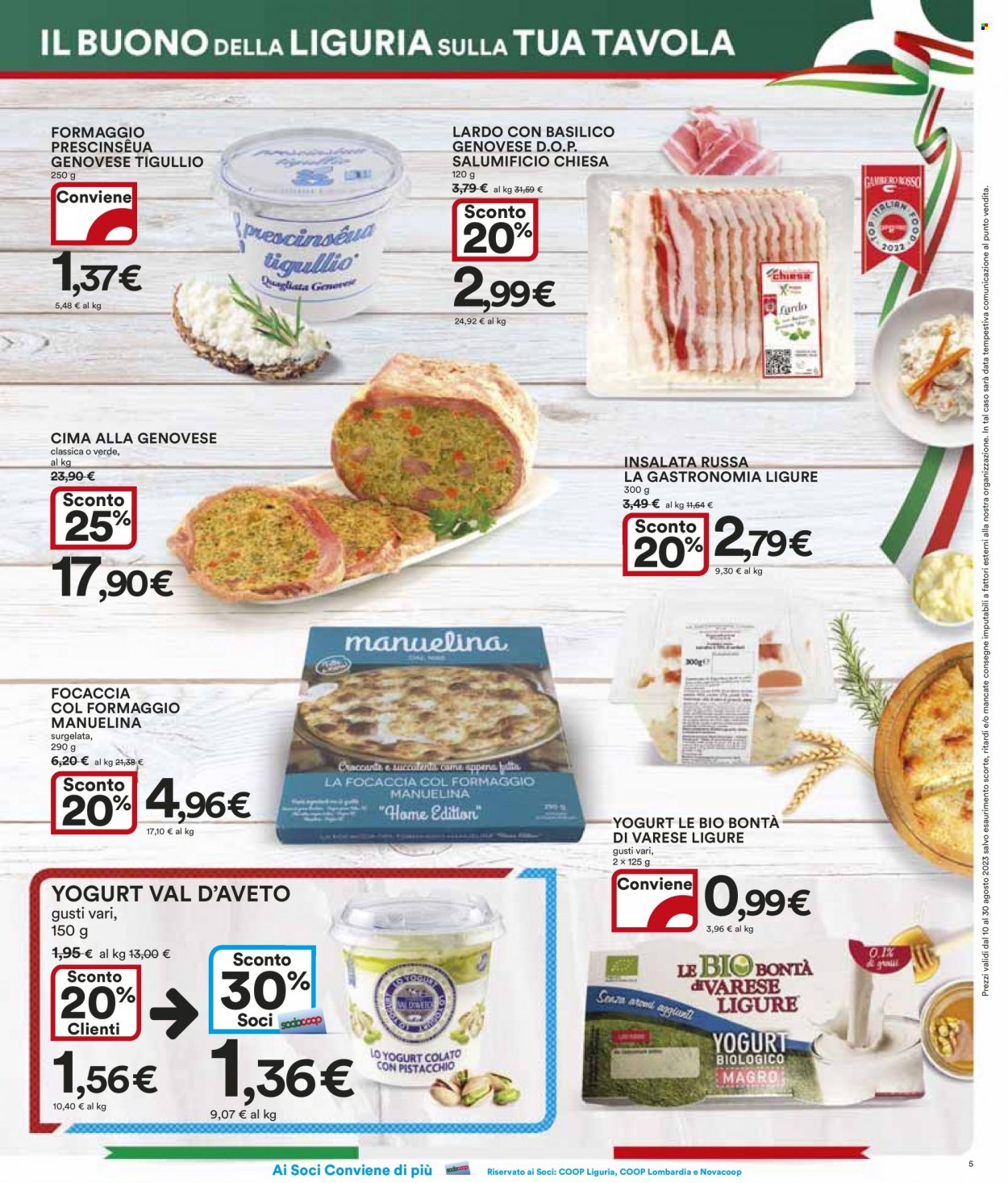 Leták Coop - 17.8.2023 - 30.8.2023. Strana 5