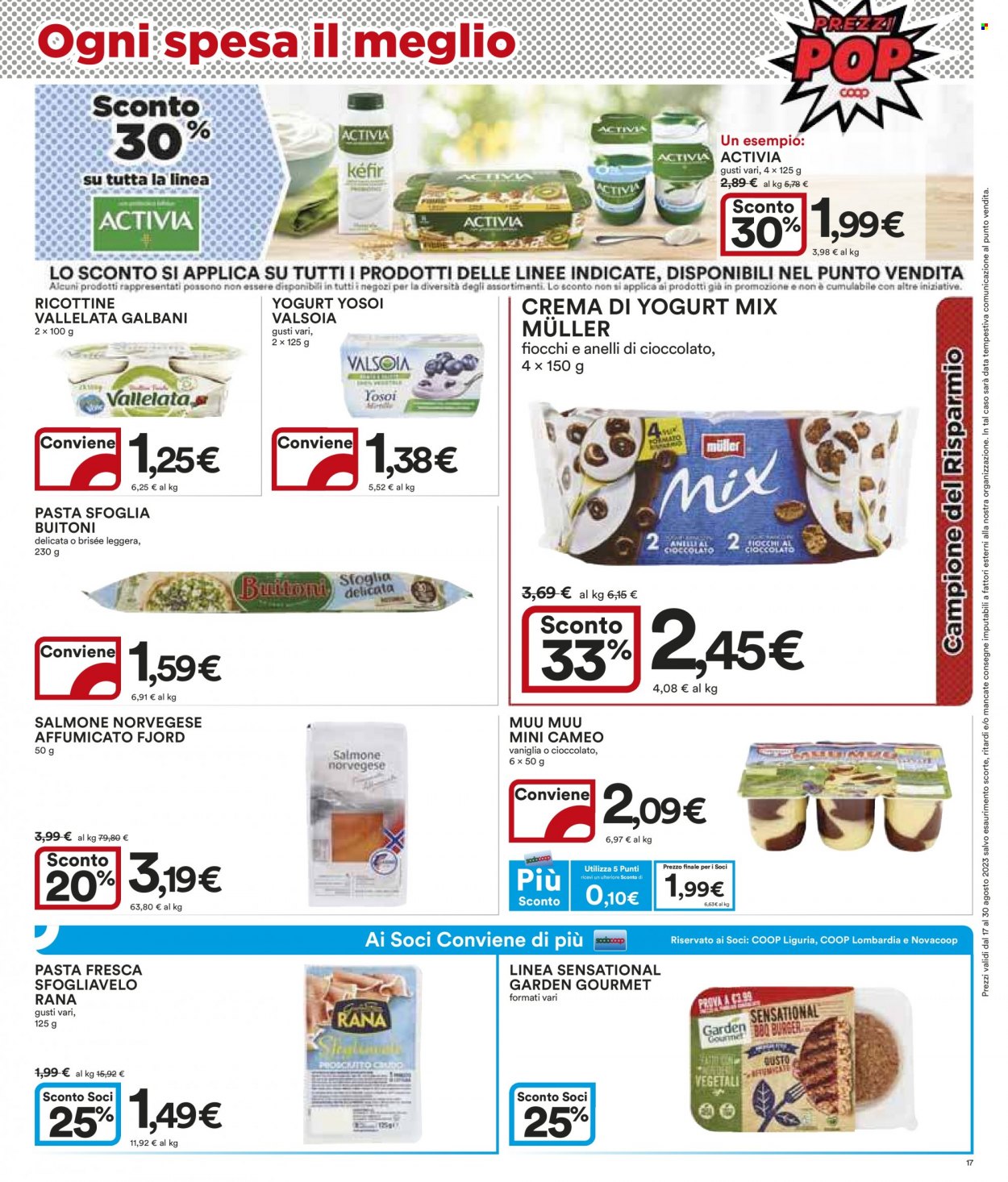 Leták Coop - 17.8.2023 - 30.8.2023. Strana 17