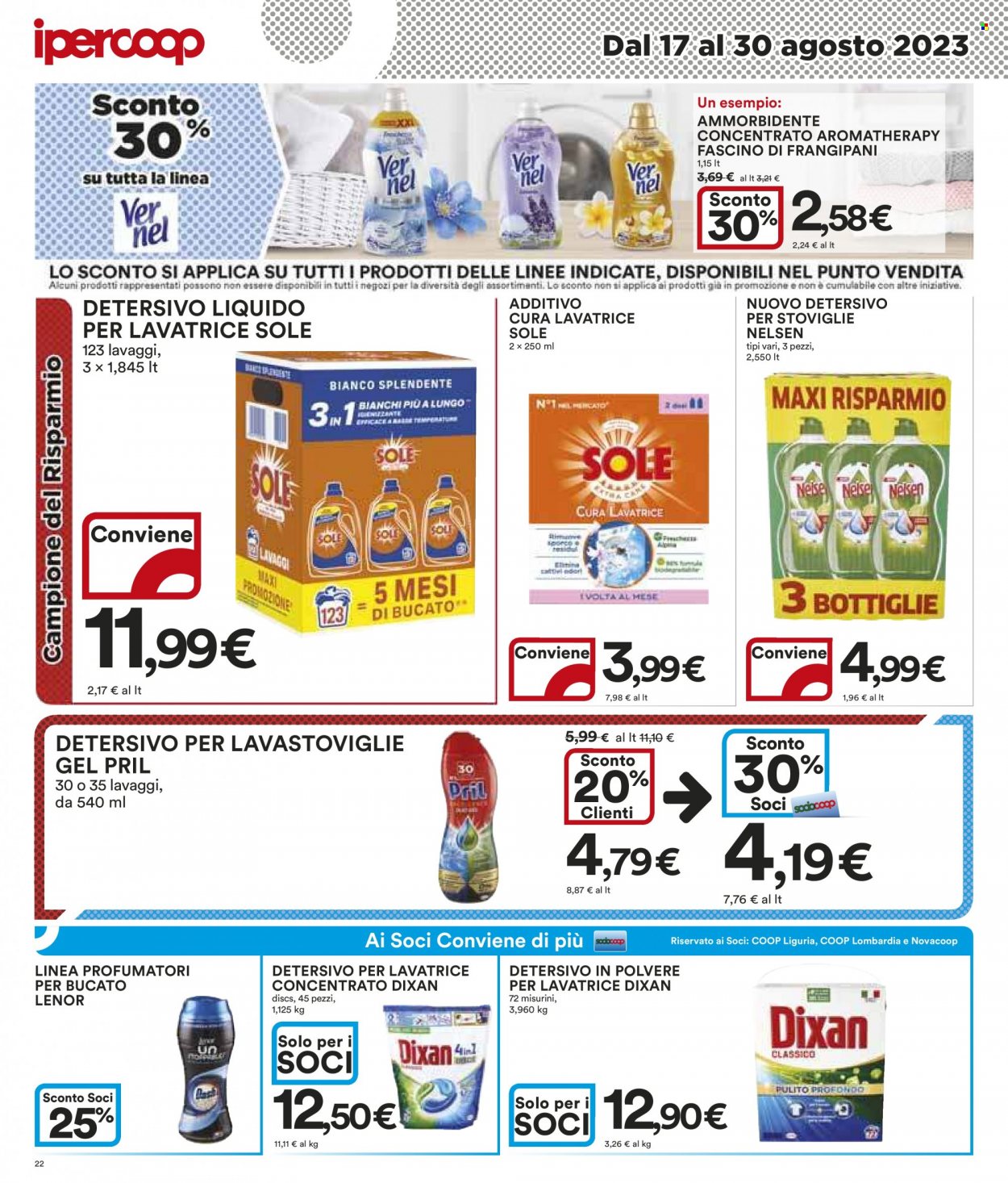Leták Coop - 17.8.2023 - 30.8.2023. Strana 22