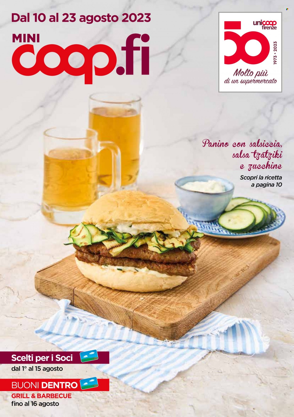 Leták Coop - 10.8.2023 - 23.8.2023. Strana 1
