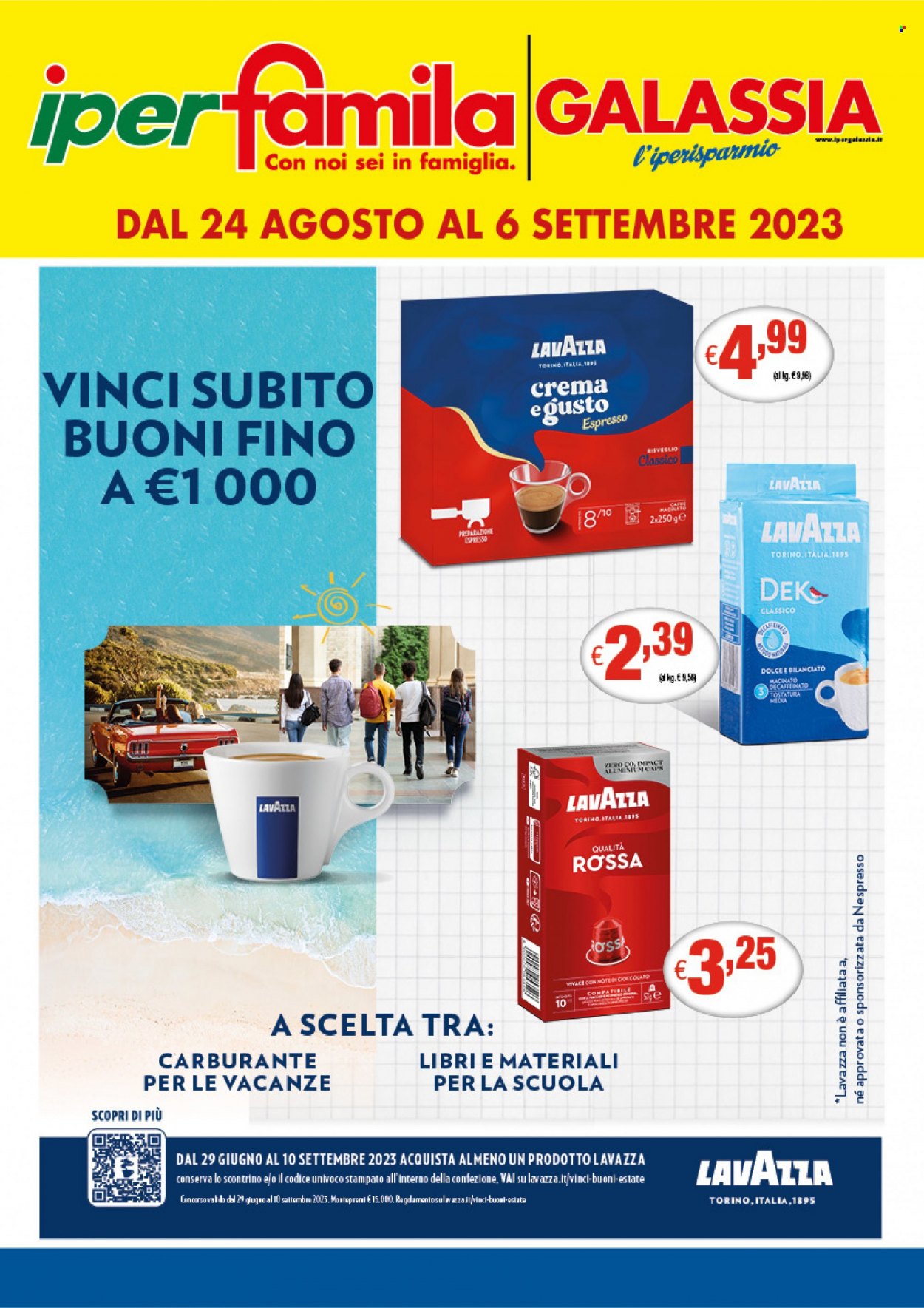 Volantino Famila - 24/8/2023 - 6/9/2023. Pagina 1