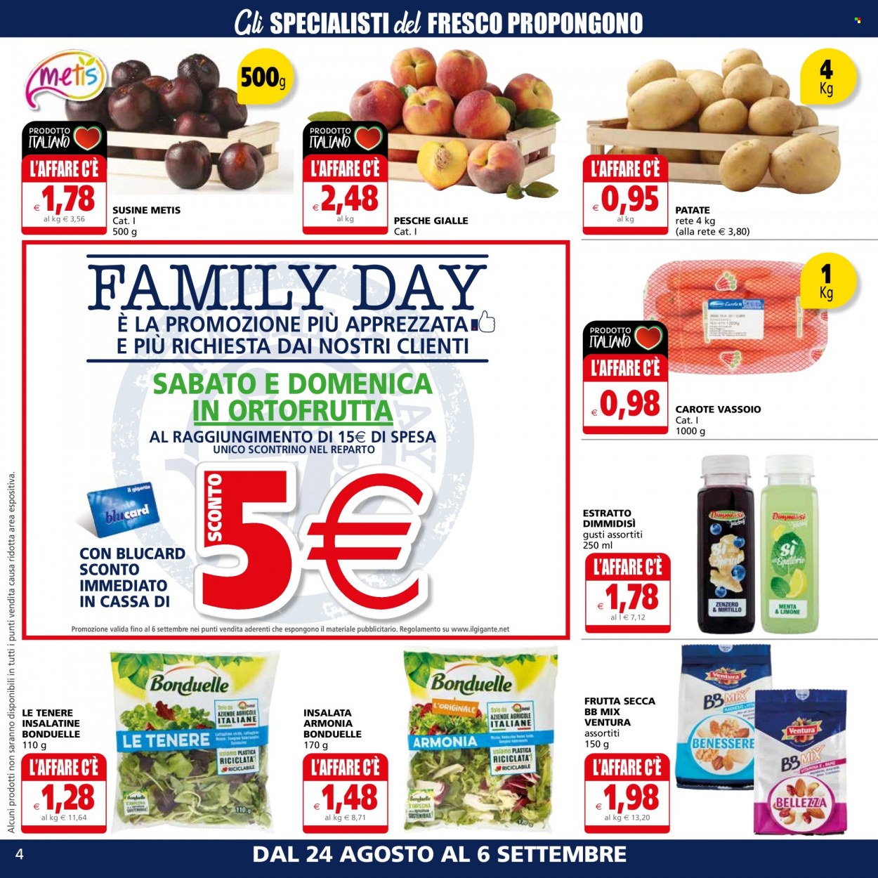 Volantino Il Gigante - 24/8/2023 - 6/9/2023. Pagina 4