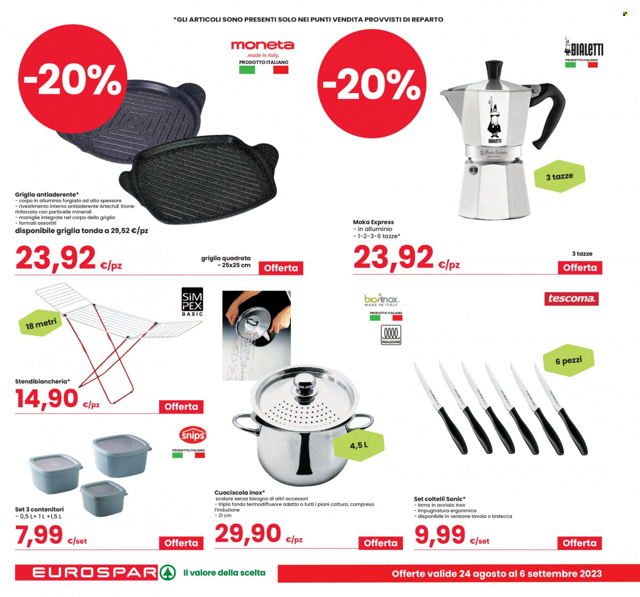 Volantino Eurospar - 24/8/2023 - 6/9/2023. Pagina 18