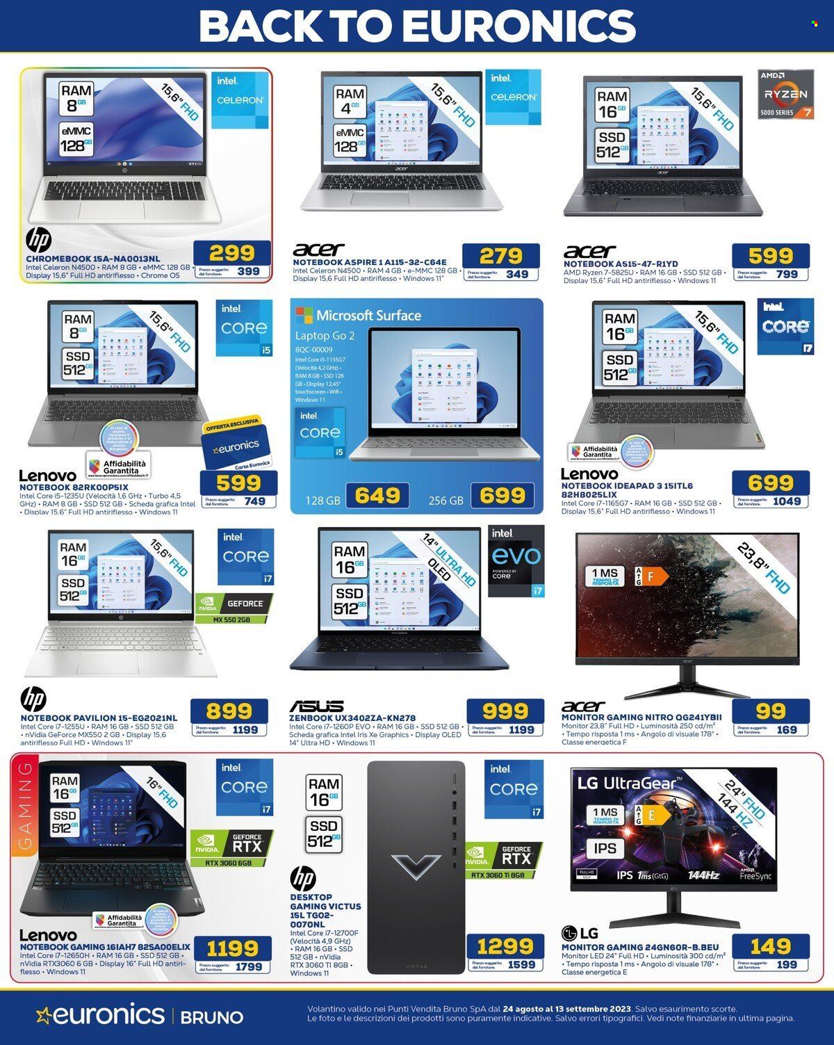 Volantino Euronics - 24/8/2023 - 13/9/2023. Pagina 2