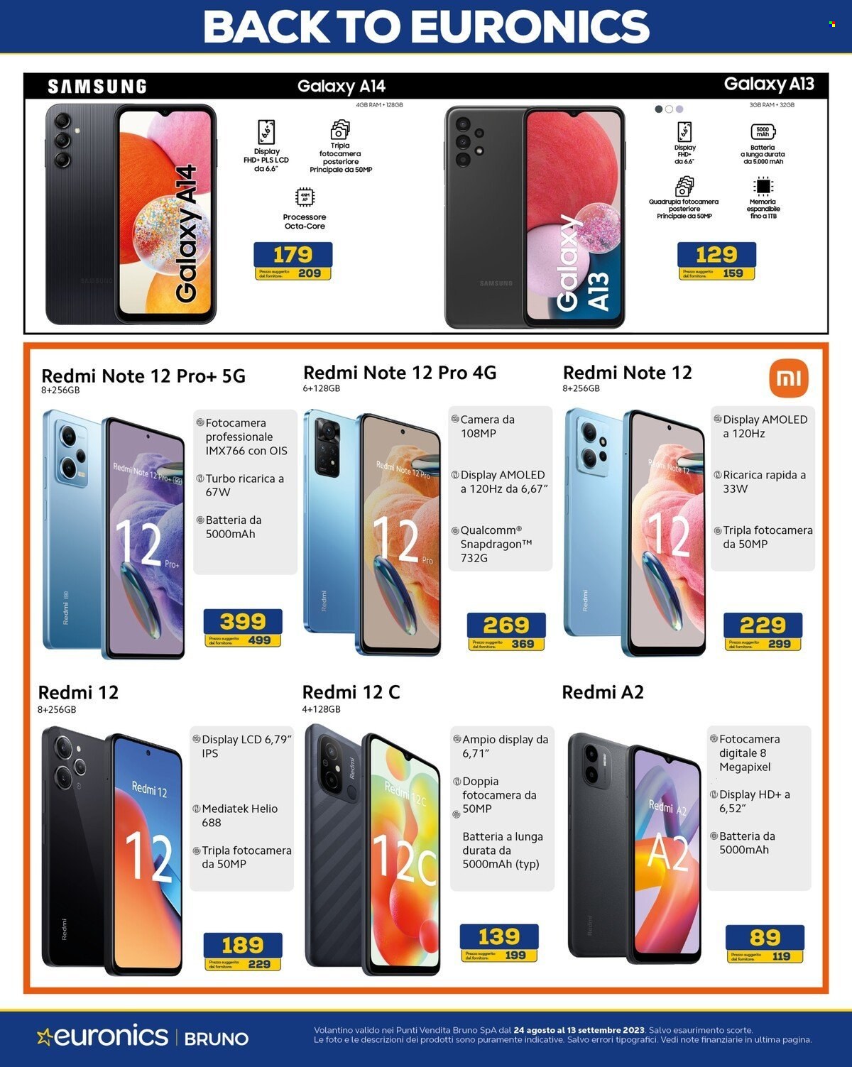 Volantino Euronics - 24/8/2023 - 13/9/2023. Pagina 7