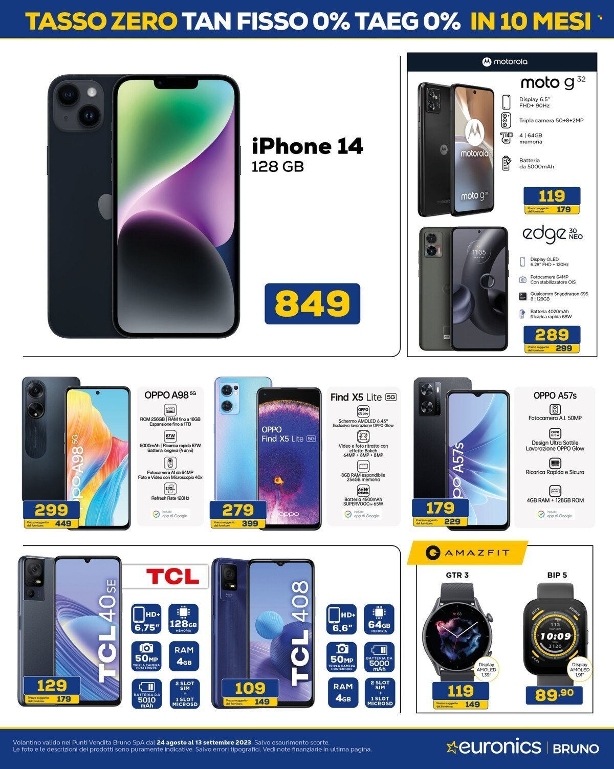 Volantino Euronics - 24/8/2023 - 13/9/2023. Pagina 8