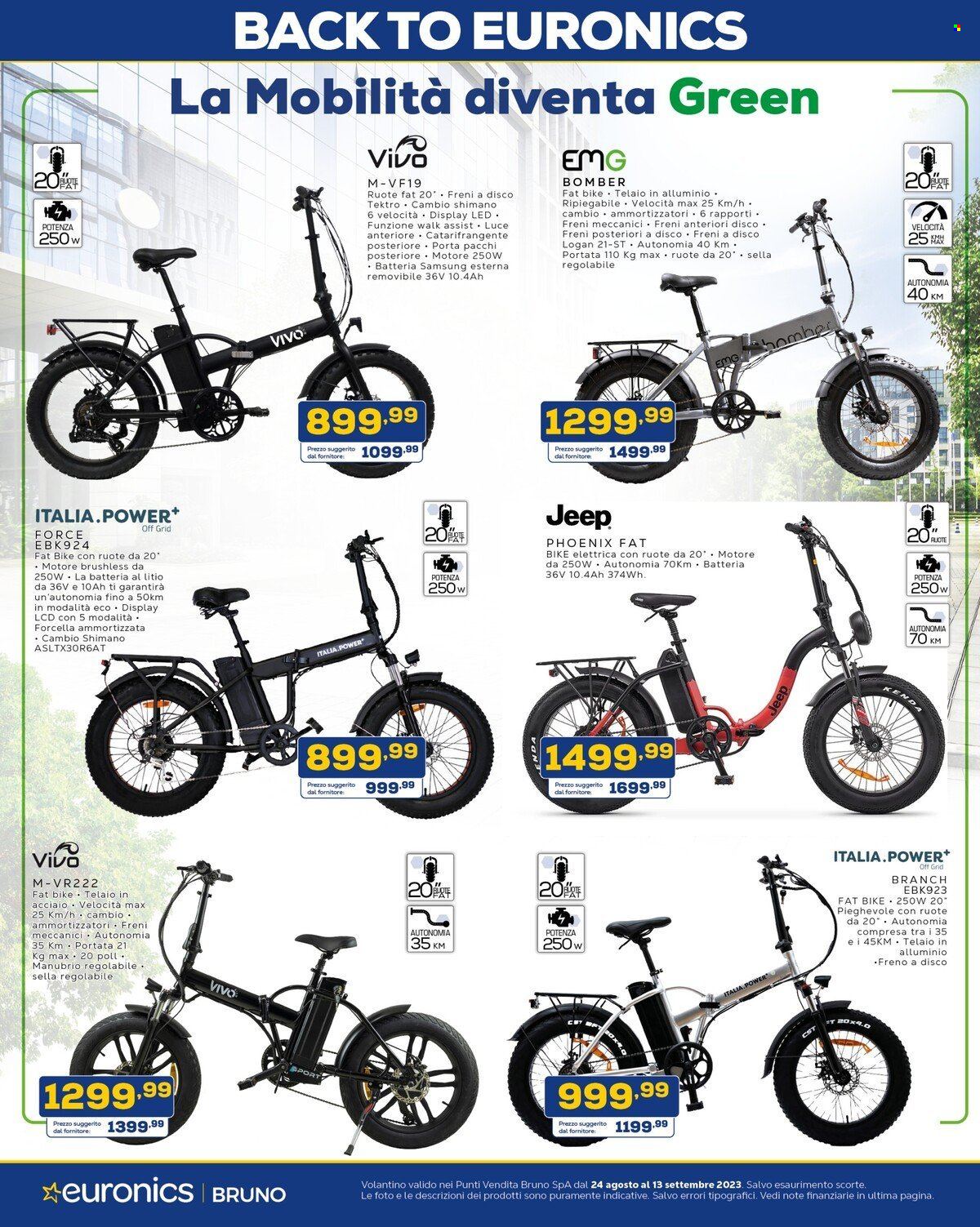 Volantino Euronics - 24/8/2023 - 13/9/2023. Pagina 18