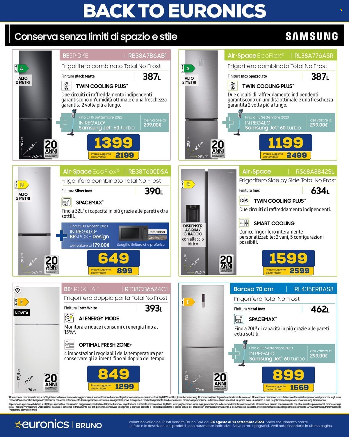 Volantino Euronics - 24/8/2023 - 13/9/2023. Pagina 21
