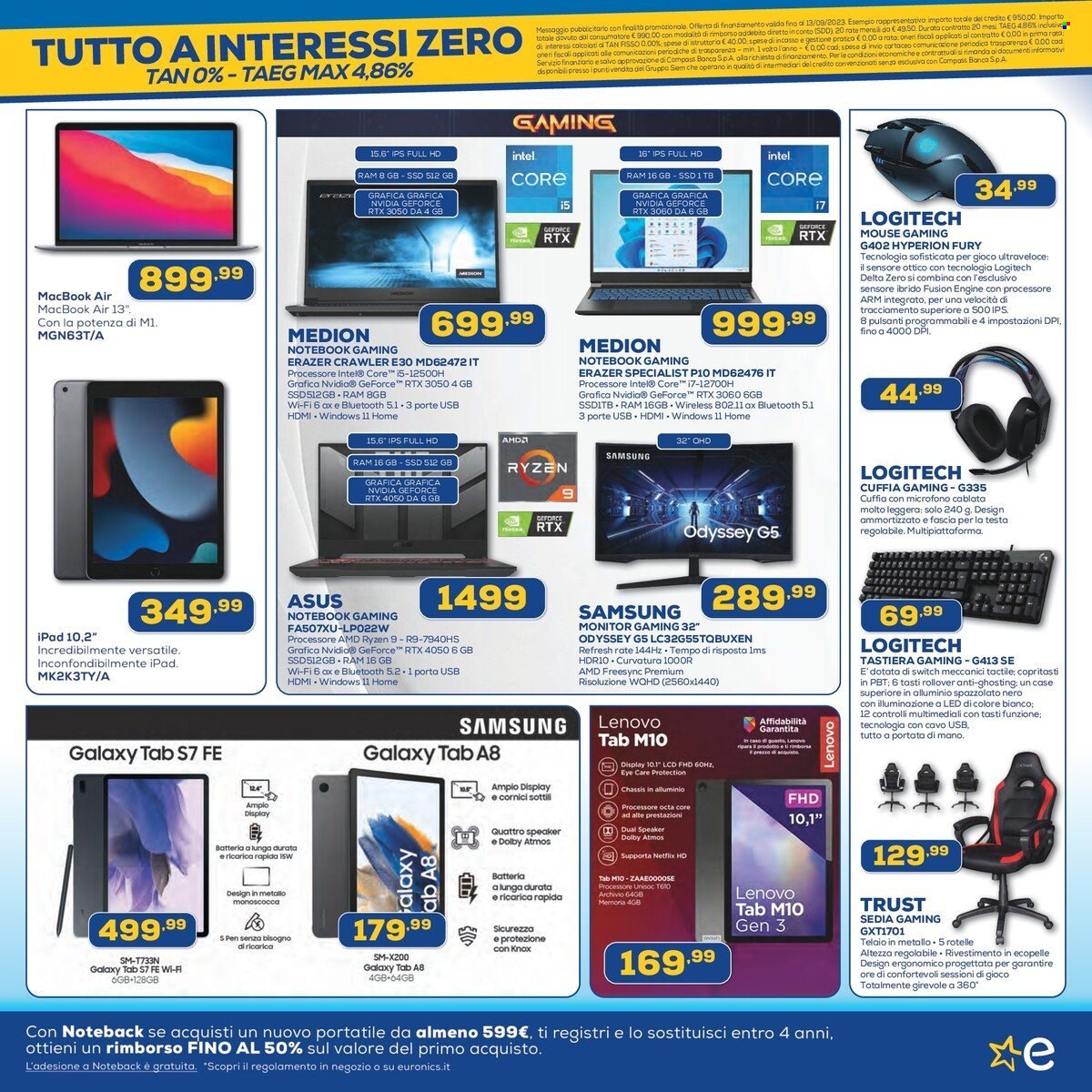 Volantino Euronics - 24/8/2023 - 13/9/2023. Pagina 3
