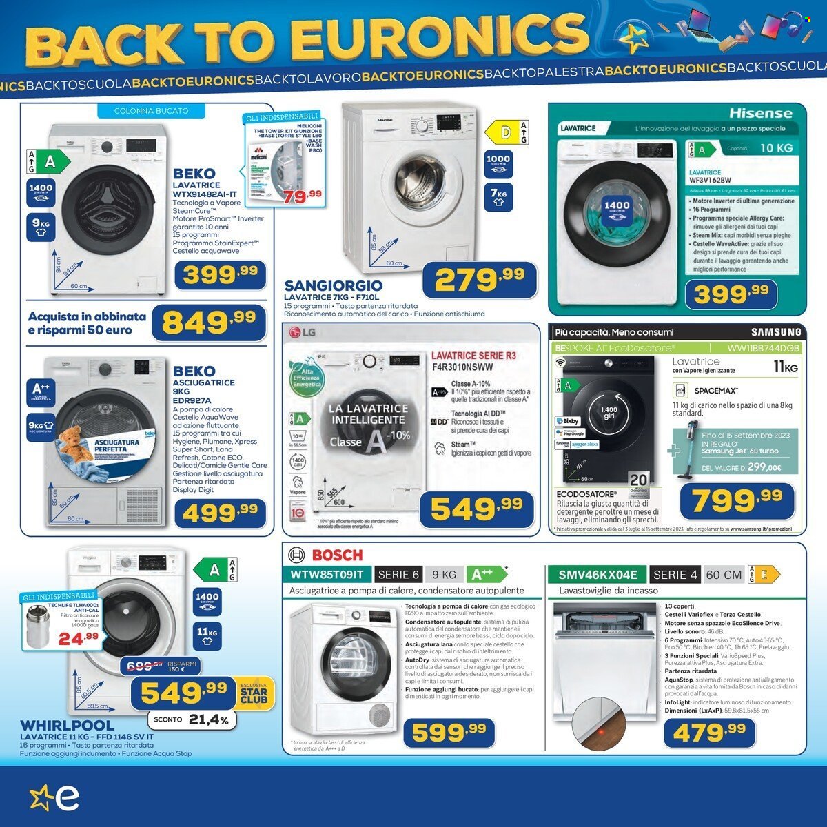 Volantino Euronics - 24/8/2023 - 13/9/2023. Pagina 12