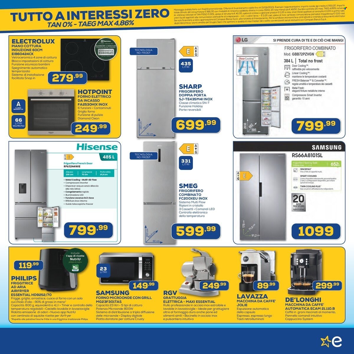 Volantino Euronics - 24/8/2023 - 13/9/2023. Pagina 13