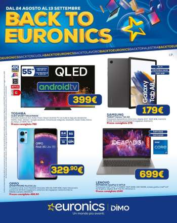 Volantino Euronics - 24/8/2023 - 13/9/2023.