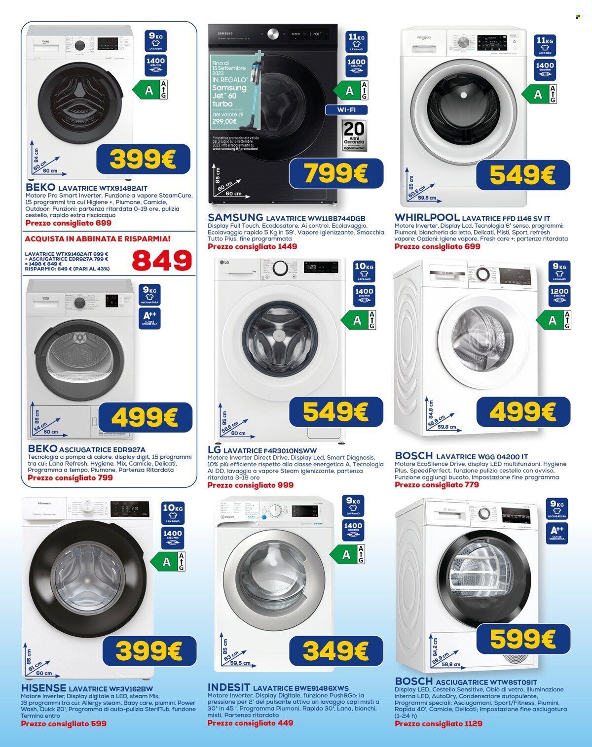 Volantino Euronics - 24/8/2023 - 13/9/2023. Pagina 15