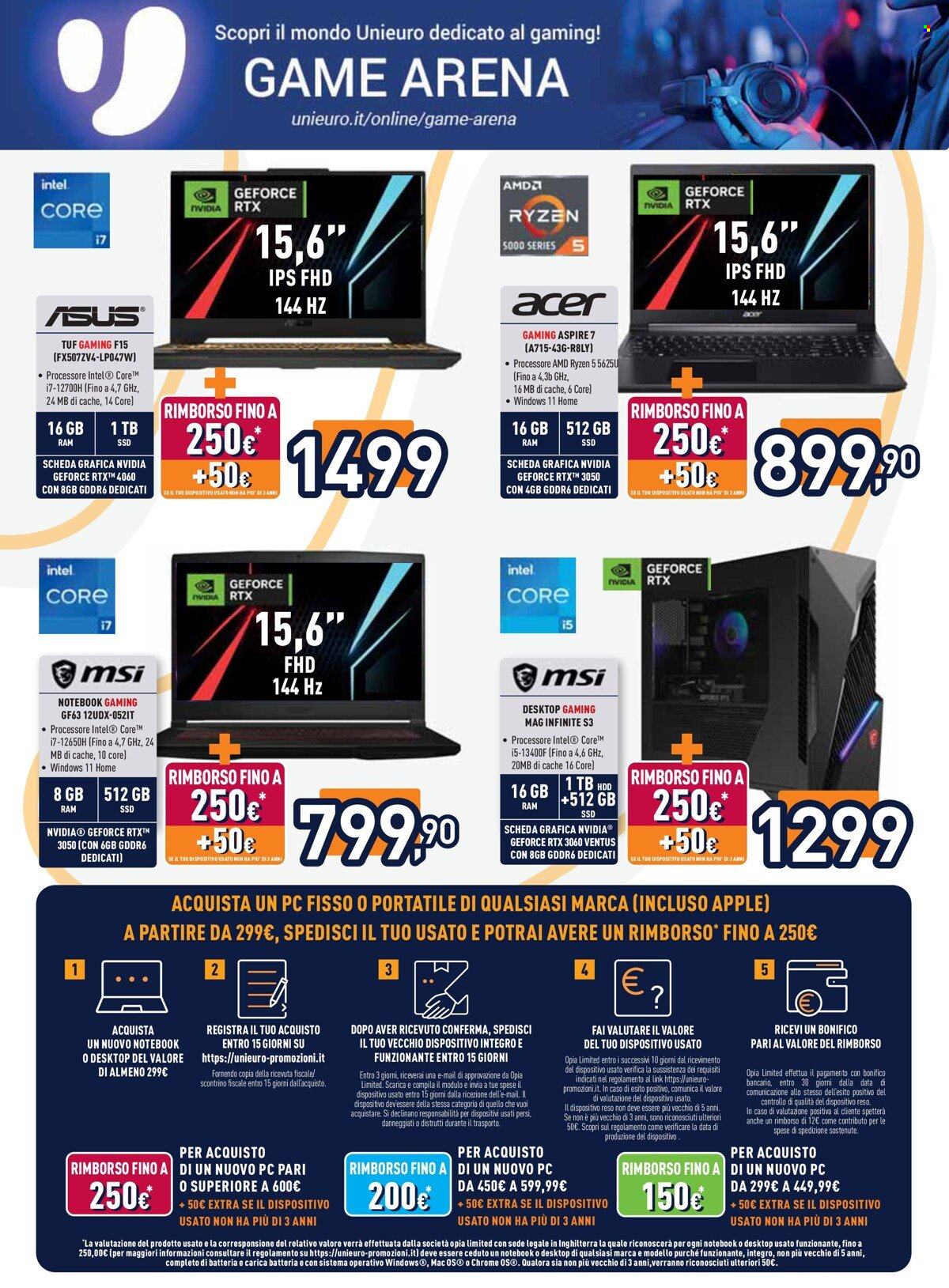Volantino Unieuro - 25/8/2023 - 7/9/2023. Pagina 8