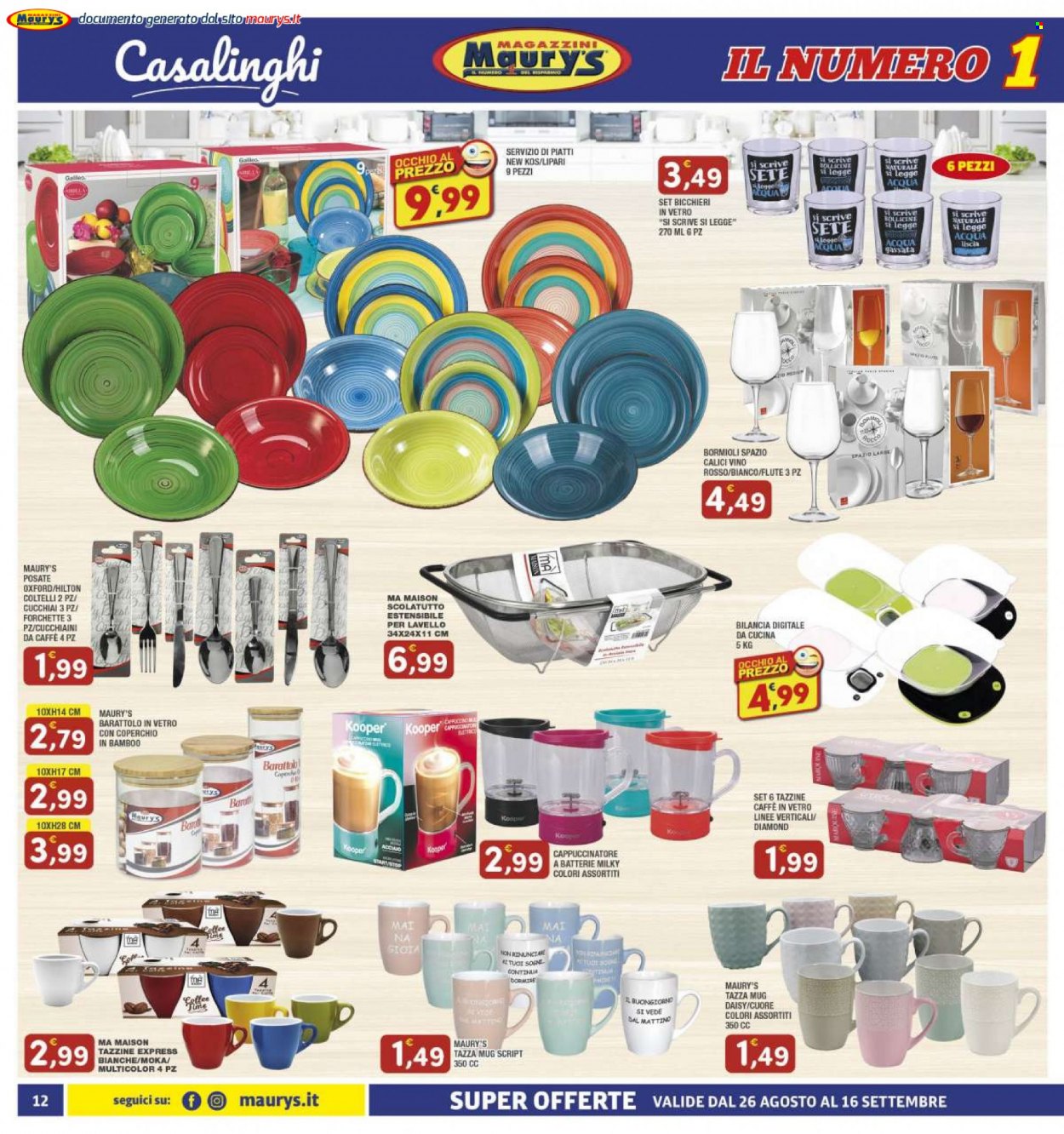 Volantino Maury's - 26/8/2023 - 16/9/2023. Pagina 12