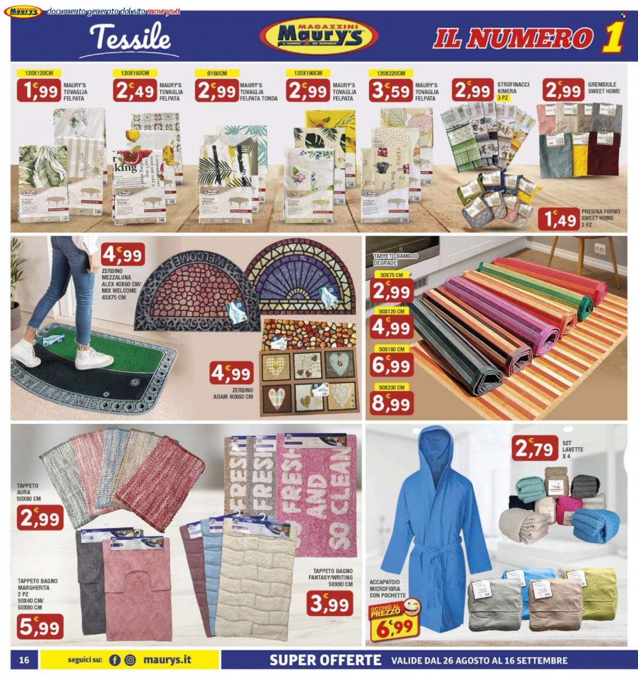 Volantino Maury's - 26/8/2023 - 16/9/2023. Pagina 16