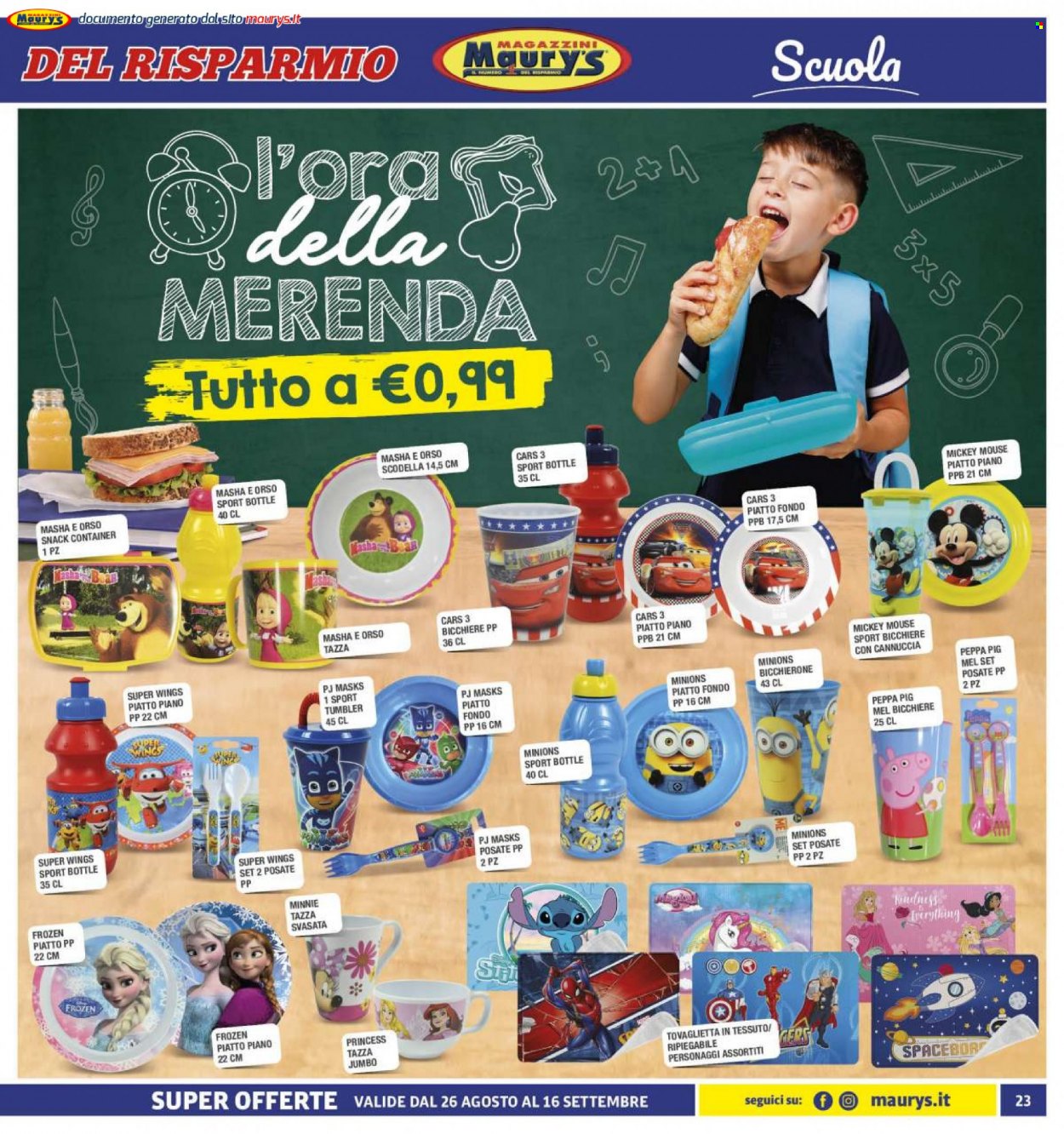 Volantino Maury's - 26/8/2023 - 16/9/2023. Pagina 23