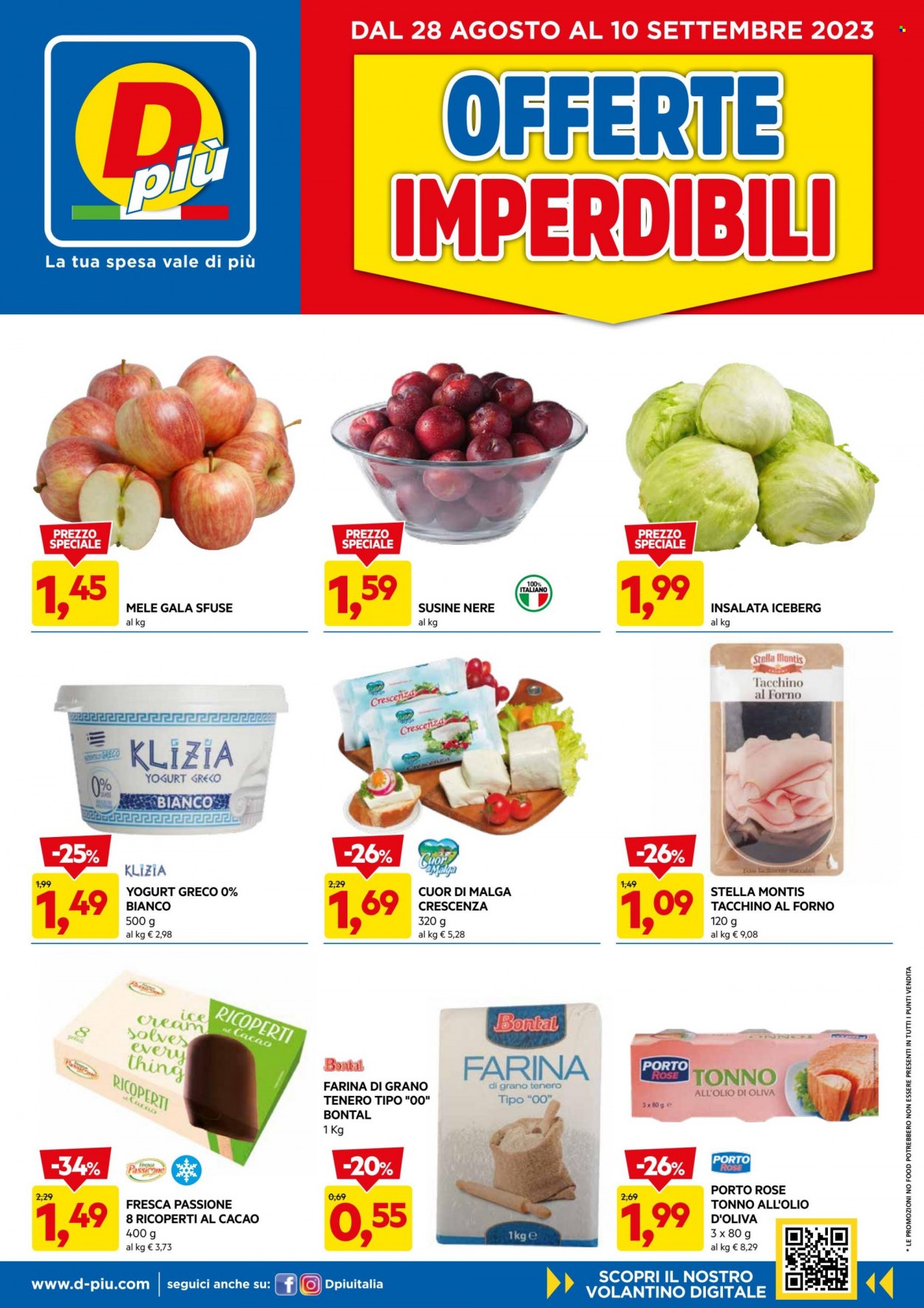 Volantino Dpiù - 28/8/2023 - 10/9/2023. Pagina 1