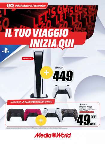 Volantino MediaWorld - 25/8/2023 - 7/9/2023.