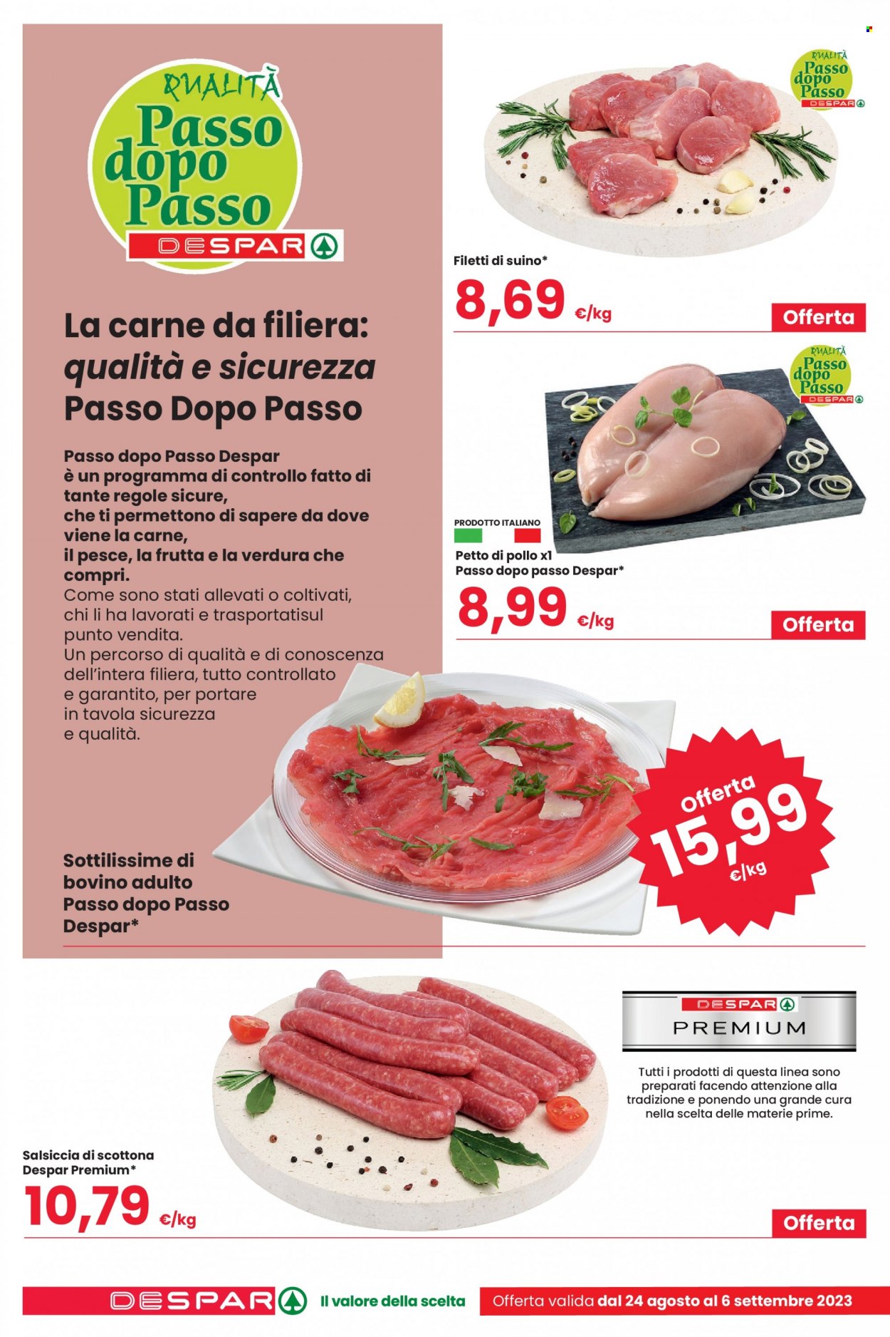 Volantino Despar - 24/8/2023 - 6/9/2023. Pagina 6