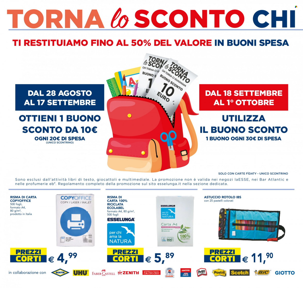 Volantino Esselunga - 28/8/2023 - 13/9/2023. Pagina 2