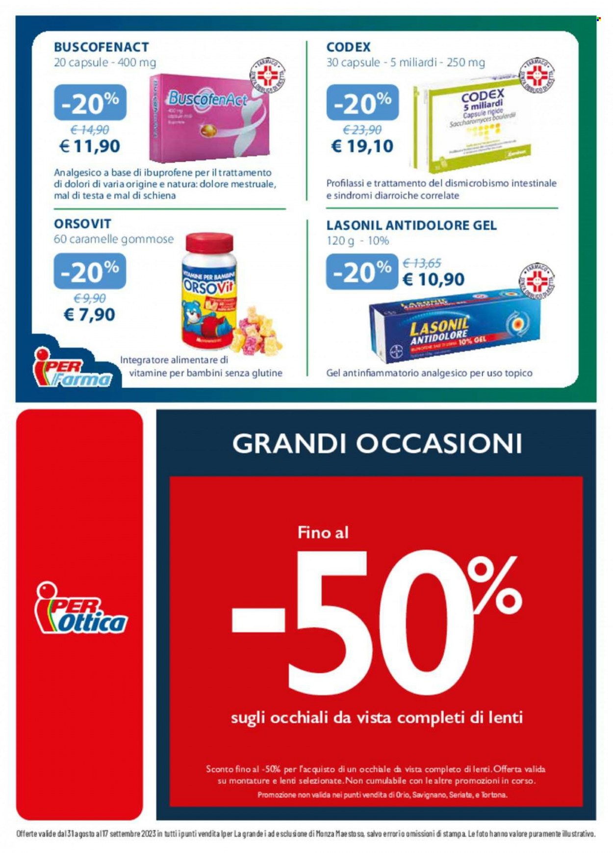 Volantino Iper, La grande i - 31/8/2023 - 17/9/2023. Pagina 24