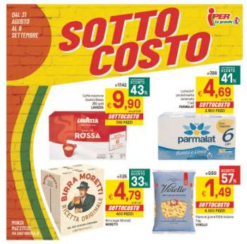 Volantino Iper, La grande i - 31/8/2023 - 9/9/2023.