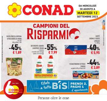 Volantino Conad - 30/8/2023 - 12/9/2023.