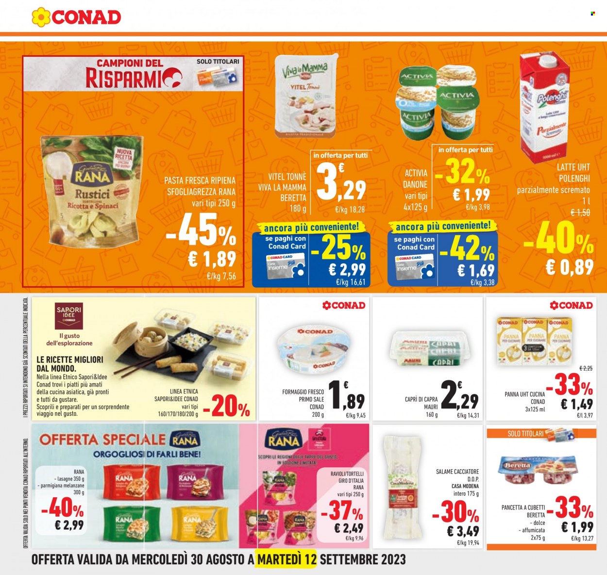 Volantino Conad - 30/8/2023 - 12/9/2023. Pagina 8