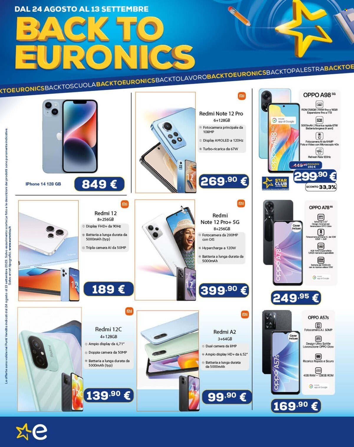 Volantino Euronics - 24/8/2023 - 13/9/2023. Pagina 4